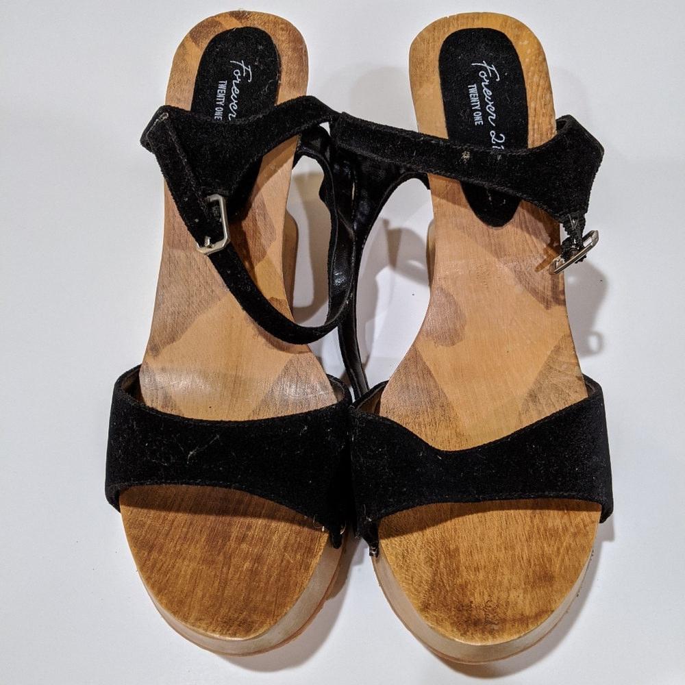 Forever 21 Wooden Heels